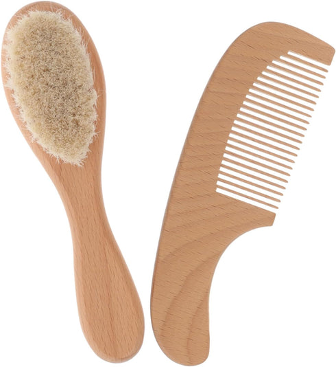 ibasenice Hair Brush Set with Soft Bristles and Comb Grooming Kit for