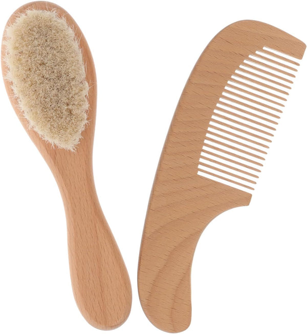 ibasenice Hair Brush Set with Soft Bristles and Comb Grooming Kit for
