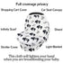 Buffalo Car Seat Canopy for Babies, Multiuse Cover for Nursing, Shopping Cart, High Chair, Soft Breathable