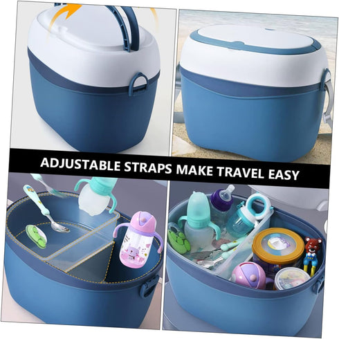 Lightweight Bottle Case Organizer - Portable Storage for Baby Supplies