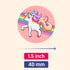 Unicorn Sticker Sheets for Kids - 20 Sheets, 200 Stickers, 1.5"