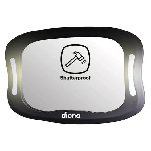 360 Diono Easy View XXL Baby Car Mirror with Extra Wide View, Safety Car Seat Mirror for Rear Facing Infant