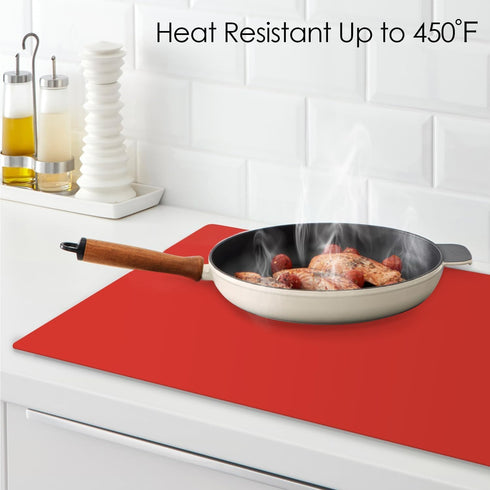Counter, 28''x20'' Extra Large Silicone Mats for Kitchen Food Grade Silicone Placemats for Kids, Nonstick Silicone Mat