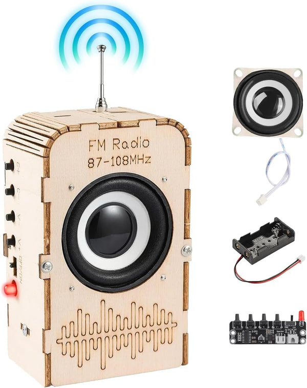 Science Kits for Kids Age 8-12 12-14, STEM Toys DIY Radio Kit