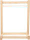 Operitacx Wooden Doll Dress Rack - Mini Coat Hanger for Dollhouse Clothing Accessories