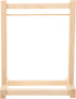 Operitacx Wooden Doll Dress Rack - Mini Coat Hanger for Dollhouse Clothing Accessories