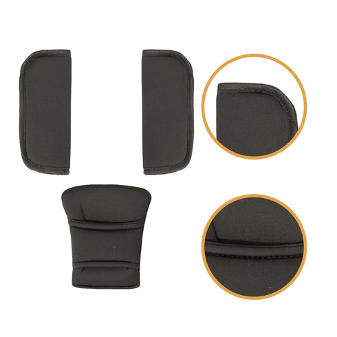 DYNWAVE Baby Stroller Shoulder Cover Seat Belt Protector with Crotch Pad, Universal Soft Seat Belt Cover for Kids, Car