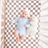 FIGEPO 4 Pack Pack (Pack Checkered N Play Sheets Sheets Neutral Breathable Fitted Baby Mini Crib Sheets Nursery Sheets