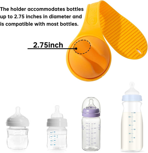 TreaHome Baby Bottle Holder Hands Free, Hands Free Bottle Holder for Dad Anti-Shedding and Anti-Slip Suitable for Most