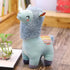 Sibupue 10in Llama Stuffed Animals Soft Plush Cute Alpaca Doll for Boys Girls (caibei yantuo lanse)