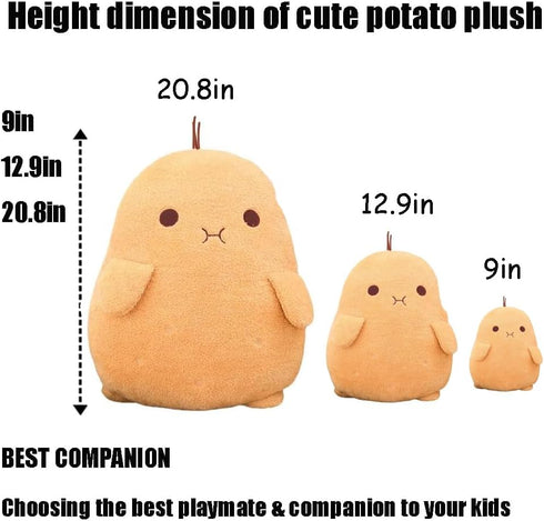 Labauxite (12.9in) Cute Potato Plush Toy Kawaii Potato Stuffed Doll Soft Stuffed Food Potato Plushie Pillow Toys Doll