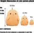 Labauxite (12.9in) Cute Potato Plush Toy Kawaii Potato Stuffed Doll Soft Stuffed Food Potato Plushie Pillow Toys Doll