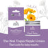 Earth Mama 2-Ounce (2-Pack) Vegan Nipple Butter | Cruelty-Free Breastfeeding Cream for Nursing Mamas | NO Lanolin