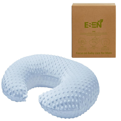 ESEN Nursing Pillow and Body Positioner for Breast Feeding and Bottle Feeding, Ultra Soft Baby Breastfeeding Pillows