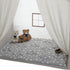 Rectangle Kids Play Mat - Non-Slip Indoor & Outdoor Toddler Tent Mat, Washable Star Print Padded Mat 53" x 36"