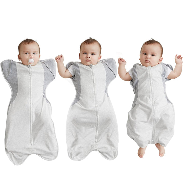 Transition Baby Swaddle 3-6 Months 12-18 lb, Arms In/Out Swaddle Sleep Sack