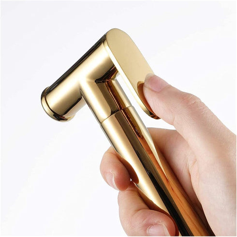 KCHTOWFZ Set ToiletSprayer Golden Circle HandheldSprayer -Premium Pressure-Free Spray Gun Blackwater Shattaf Baby