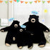 MIAOHAHA 31.5in/80cm) Teddy Bear Plush Toy Teddy Bear Black Stuffed Animal Doll Home Decor Birthday Gift for Girls