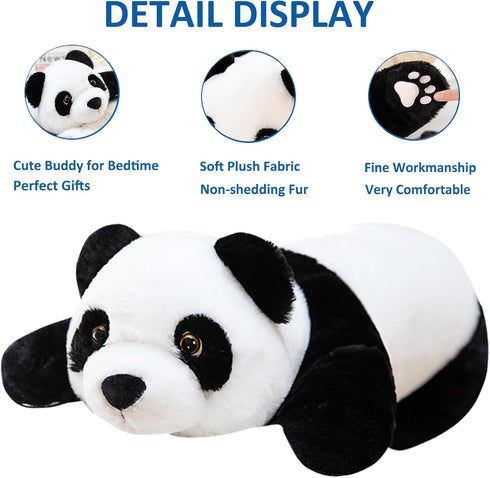 15.3" Weighted Stuffed Animals, Cute Panda Plush Toy, Gifts for Kids Adults Birthday, Valentine's Day
