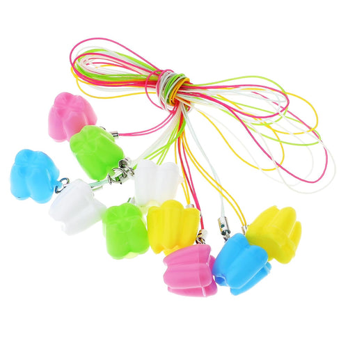 Sliverdew 10 Pcs Tooth Saver Necklaces Lost Teeth Storage Box Tooth Necklace for