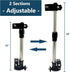 Sunshade Umbrella with Holder for Baby Stroller, Golf Cart, Bicycle - Fits 0.78"-1.2" Handlebar, Eccentric Shaft Design
