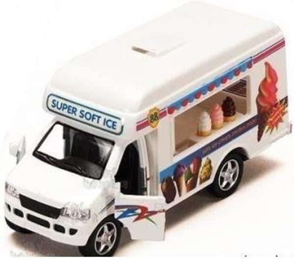 Pullback Action Ice Cream Vending Truck Toy