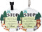 PLIGREAT 2 Pack Please Dont Touch Baby Signs, Stop Touching Baby Sign