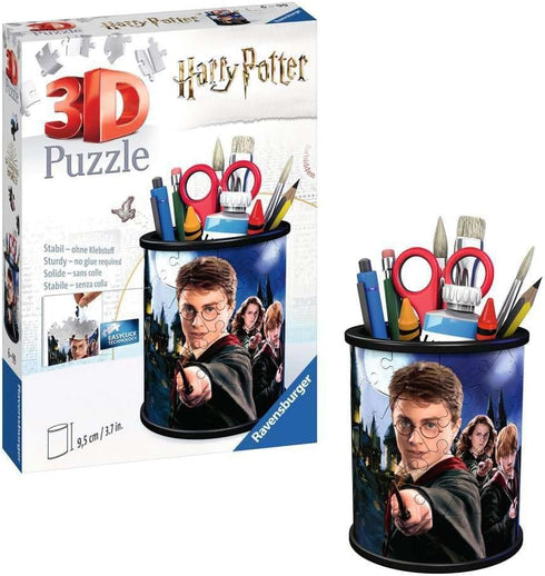 Ravensburger Harry Potter Pencil Cup 3D Puzzle for Kids - Every Piece is Unique, Perfectly Fits Together