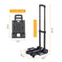 Semoprus Car Seat Stroller, Car Seat Carrier for Airport with Wheels and Compact Fold, Foldable Carseat Travel Cart