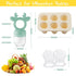 Powerwan 3-12 Baby Fruit Feeder with Popsicle Mold Cute Teething Toys Silicone Teethers for Babies Months for Baby