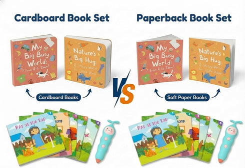 Set, 8 600+ 6 700+ 3+ QuTZ Talking Pen Book Learn to Read Sound Books, Learning Toys with Tap to Read Books, Words