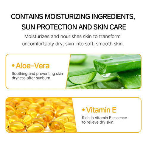 Generic 50 500ml KHOOOH Sunscreen Lotion, SPF UVA/UVB Protection, Broad Spectrum Sunblock with Aloe Vera & Vitamin E