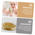 Set Set Toddmomy Wooden Hair Brush Comb Brush for Girls Boys Boy Girl Newborn Hair Care