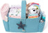 Folkulture Baby Blue Diaper Caddy Organizer with Handle, Boy & Girl Shower
