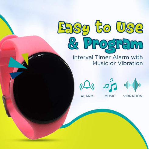 Premium Potty Training Watch - Toilet Training Timer - Rechargeable Water Resistant Digital Watch Reminder to Go