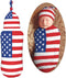 American Flag Newborn Swaddle Blankets Hat Sets Soft Baby Receiving Blanket Swaddle