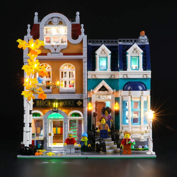 Briksmax LED Lighting Kit for Creator Bookshop - Compatible with Lego 10270 Building Blocks Model