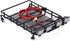 RC Car Roof Rack, Middle Size Luggage Carrier with Quadrate LED Lights for SCX10