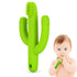 Cactus Teether, Baby Teething Toys for Babies 0-6 Months & 6-12 Months, Soft Baby Toothbrush for Self-Soothing Pain