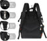 Hsnar Backpack Moon Mushroom Waterproof Diaper Bag Large Capacity Baby Bag with Stroller Straps, Multi-Pocket Diaper