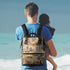 Hsnar Backpack Vintage Tableware Waterproof Diaper Bag Large Capacity Baby Bag with Stroller Straps, Multi-Pocket