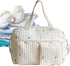 Generic Diaper Tote | Flower Pattern Shoulder Weekender Organizer,Travel Diaper Bags | for