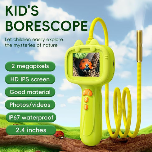 Daxiongmao 3 4 5 6 7 8 Borescope Camera with Light for Kids | STEM Science Educational Toy for Years Old Boys & Girls |