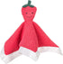 Apricot Lamb Stuffed Fruit Strawberry Security Blanket Luxury Snuggler Plush Infant Nursery Character Blanket