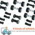 Set, BroTex Wheels and Axles Building Blocks Vehicle Truck Tires Compatible with Classic Bricks Car Parts