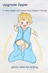 TotAha Sleep Sack 6-12 Months, 0.5 TOG Summer Light Sleeping Sacks, Buttery Soft Baby Sleep Bag with 2-way Zipper