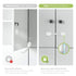 SKYLA HOMES Baby Locks, 8-Pack, Child Safety Cabinet Proofing, Quick and Easy 3M Adhesive Cabinet Drawer Door Latches