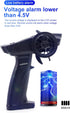 Turbo Racing P32 91803G-C, 2.4G 4CH RC Remote and Receiver Controller, Waterproof Radio Transmitter for RC Car