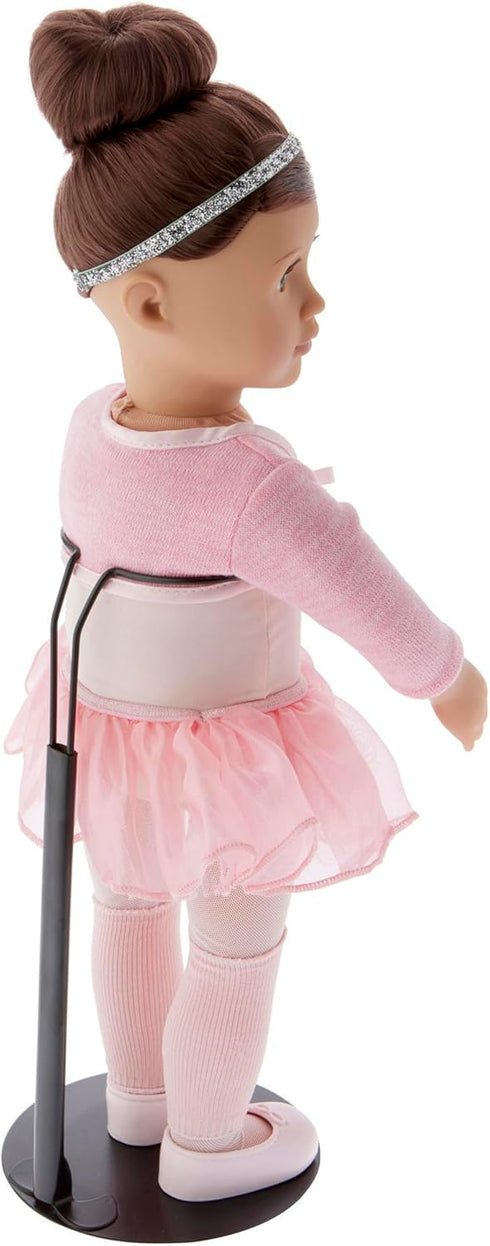 DSP-90B 15, 16, 17, 18, 19, 20, 21 inch 3" 4" 8" 11" Pack 2 Plymor Black Adjustable Doll Stand, fits and Dolls, Waist