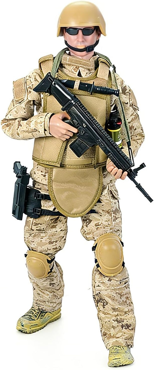12 Inch Action Figures Military Set, 1/6 Scale Action Figures Set with